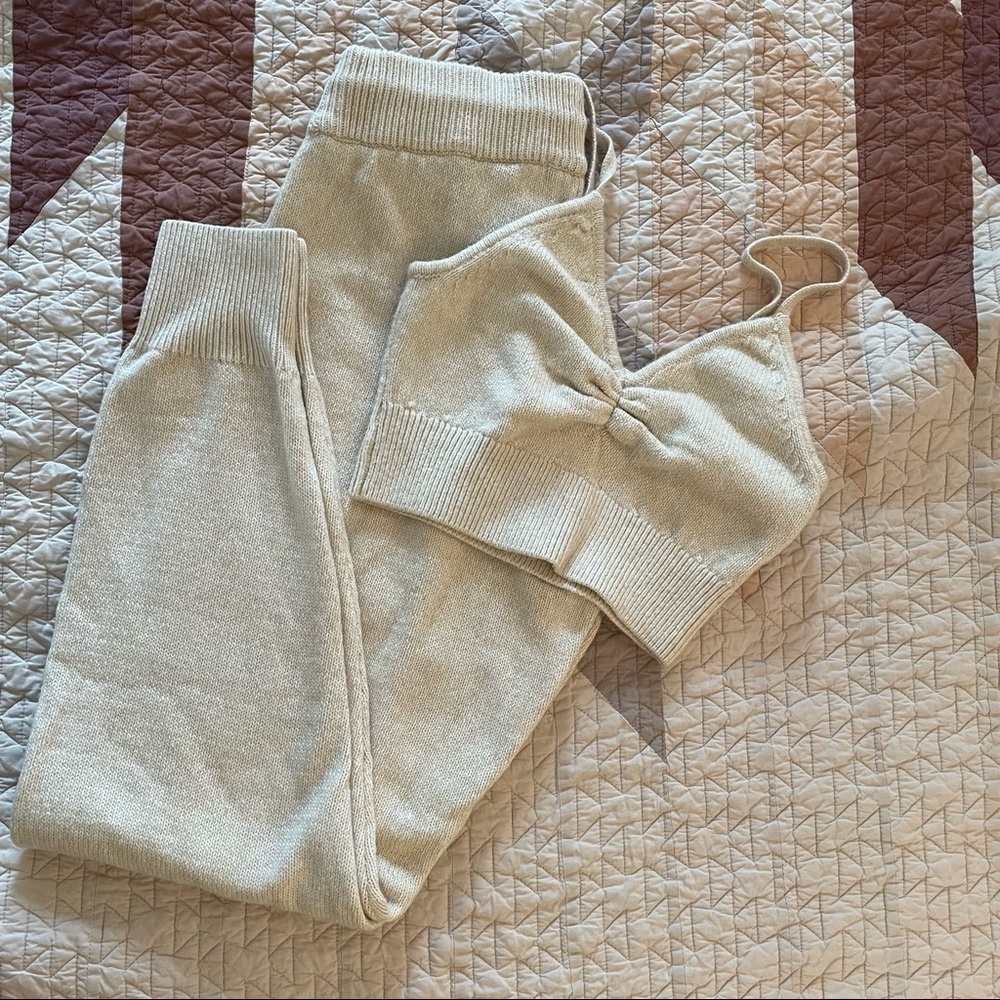 Cozy Knit Lounge Set from H&M size M
